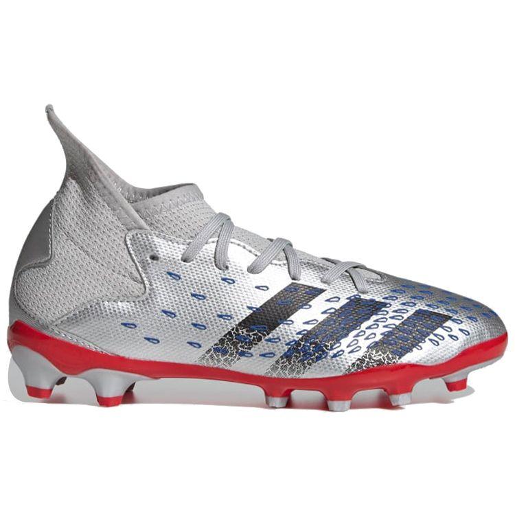 Adidas Ult Predator Freak.3 Multi Ground Boots Kids Football Boots Silver Gray FY7625
