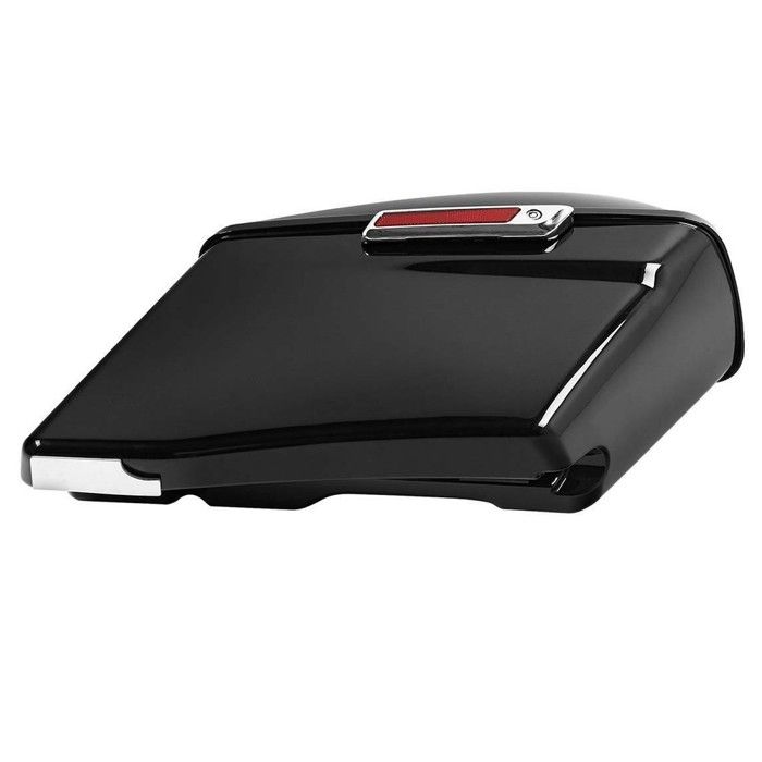 Sacoches rigides - Craftride SC2 - Noir - Prolongées 10 cm - Compatibles Harley CVO 14-22