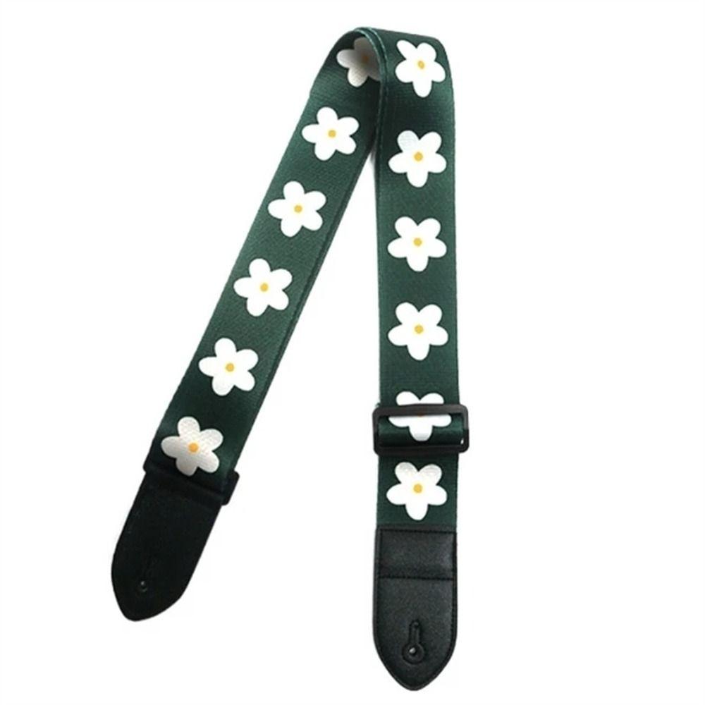Extra Wide Electric Guitar Belt Color Print Guitar Shoulder Strap Guitar Strap  Folk Guitar