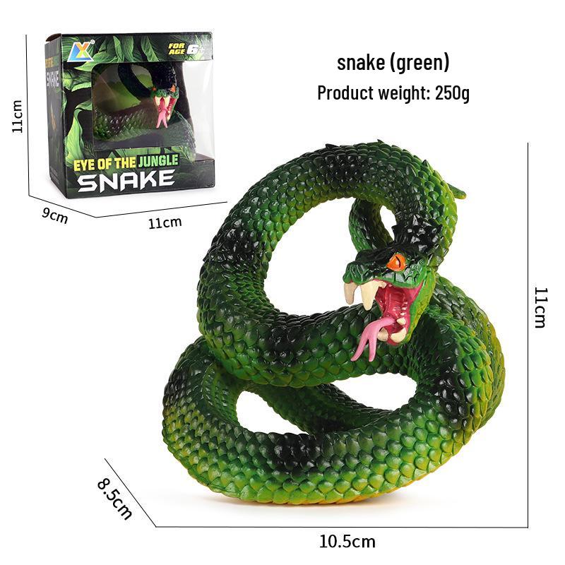 Large Snake Simulation Model - Giant Python & Cobra Children's Toy Ornament