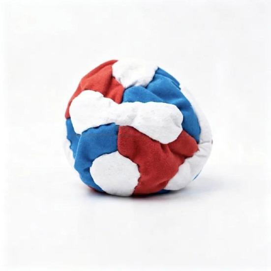 Yousheng Creative World Footbag, Handmade Juggling Balls for Kids Adults, Soft Kicking Toys for Outdoor Game, Collection Sandbag Toy