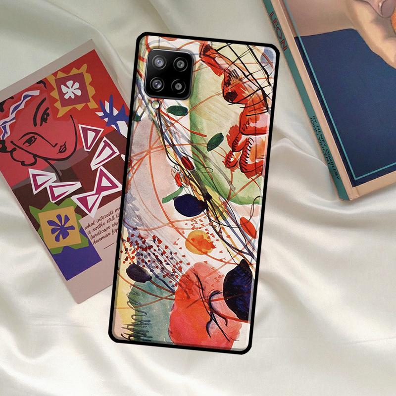 Wassily Kandinsky Abstract Artistic Case For Samsung Galaxy A06 A16 A56 A36 A26 A54 A34 A14 A52 A32 A12 A13 A33 A53 A15 A35 A55