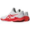 New Asics Court FF 3 Anti Slip Wear Resistant Low Top Tennis Shoes Men's Red White 1041A521-966