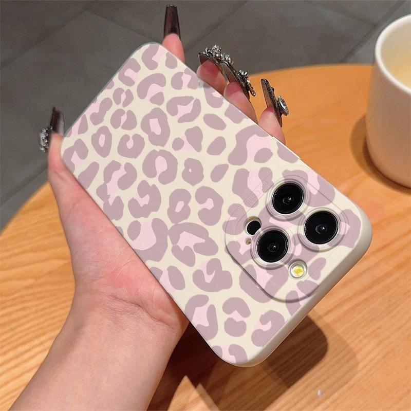 New Leopard Print TPU Phone Case For iPhone 17 Pro Max 16 15 17E 16E 14 13 12 11 XS X XR 7 8 Plus Shockproof Soft Silicone Cover