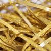 Shiny Gold & Silver Glitter Raffia Gift Box Filler for Weddings and Candy Packaging
