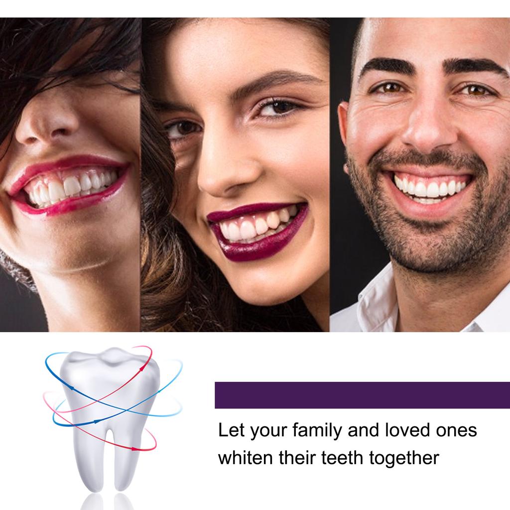 V34 Toothpaste Purple Color Corrector Toothpaste For Teeth White Brightening Tooth Care Toothpaste Reduce Yellowing 30ml