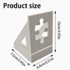 Sturdy Plastic Puzzle Poster Box Lid Holder, 1Pc Collectible Puzzle Themed Display Stand