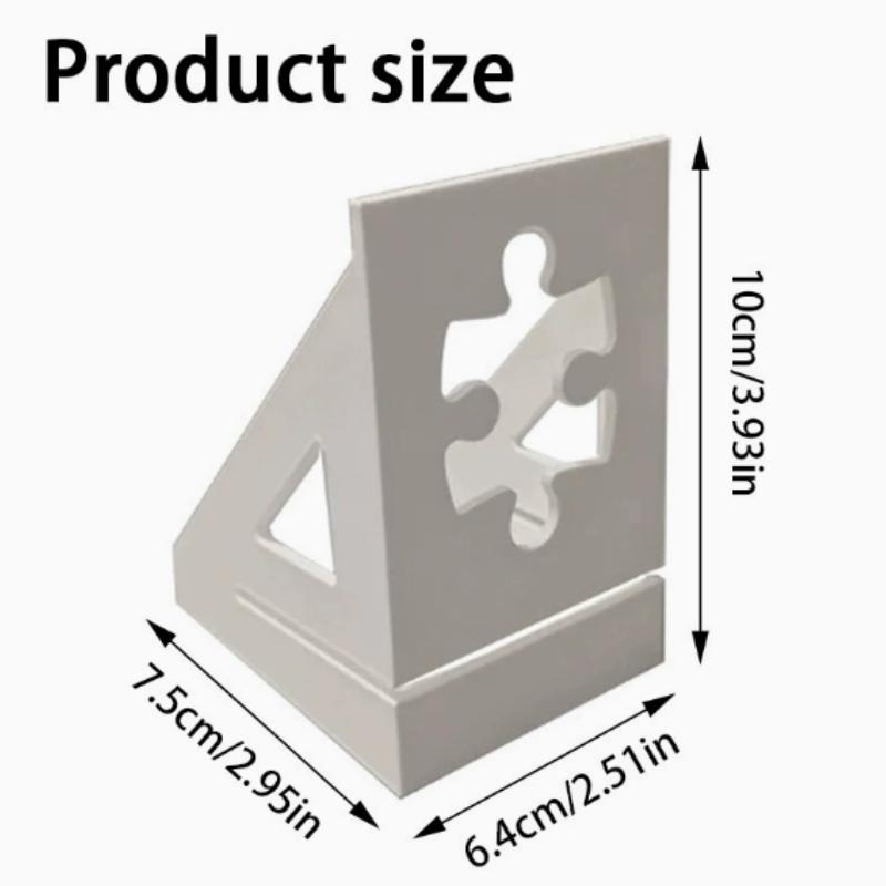 Sturdy Plastic Puzzle Poster Box Lid Holder, 1Pc Collectible Puzzle Themed Display Stand