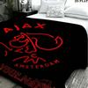 1PC AFC Ajax Custom Name Patterned Flannel Blanket Suitable For All Seasons for Home Decor Warmth and Comfort Gifts Holiday Present