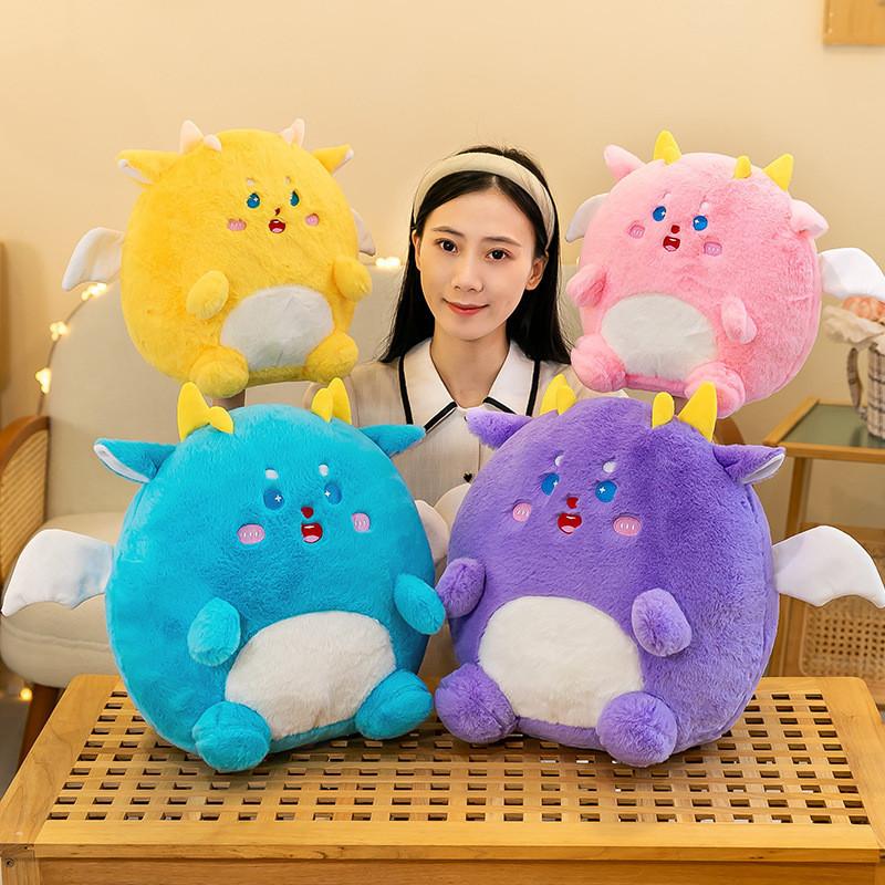 Adorable Plush Dragon Pillow Toy Soft Pp Cotton Cushion Perfect Birthday Gift For Girls