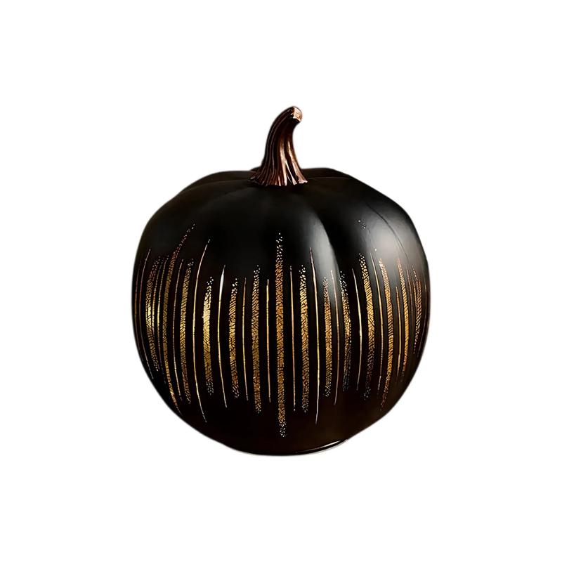 Twinkle Led Light Pumpkins With Timer Timer Lighted Sparkling Starry Night Glass Pumpkin For Home Bedroom Bathroom Hallway