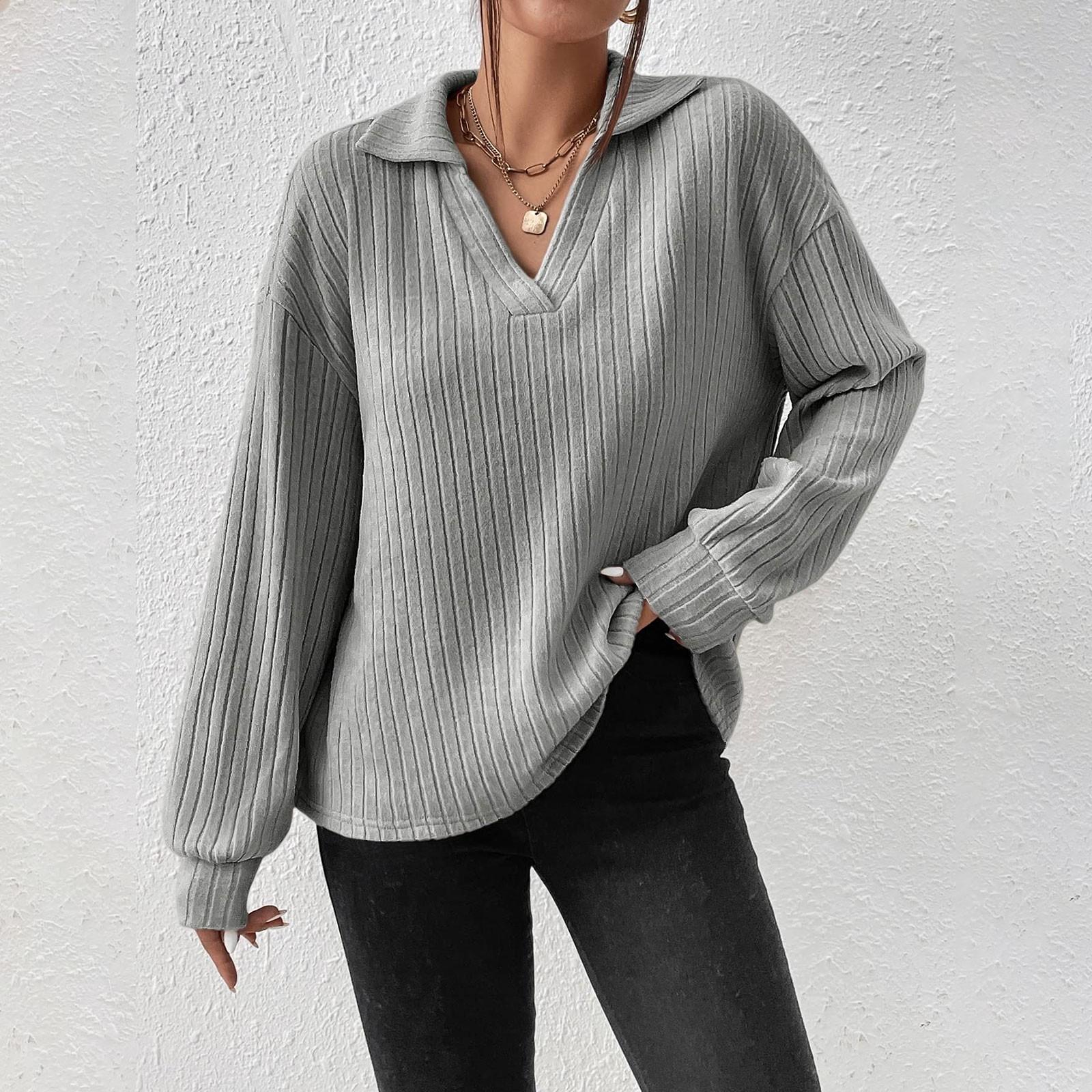 

Женская повседневная удобная свободная однотонная рубашка с длинным рукавом S