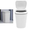 Motion Sensor Trash Can 18L Automatic Touchless Garbage Bin with Blue Luminous Press   for Bathroom Kitchen Living Room