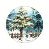 Large Crystal Velvet Non-Slip Water-Absorbent Christmas Carpet for Living Room and Bedroom
