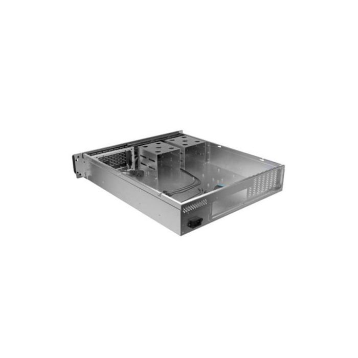 Chasis rack 2U Lanberg SC01-5202-12B 3 ventiladores 10 bahías USB 3.0 negro