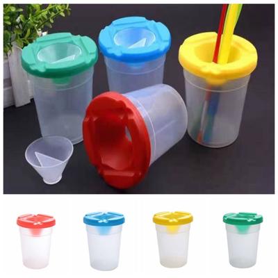 Plastic Painting Pen Washing Cup Convenient Anti Paint Cups Creatives Childrens Paint Cups  Home