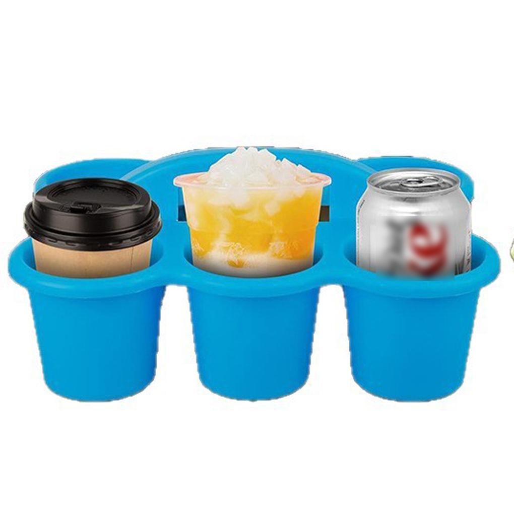 2025 6PCS PP Colorful Plastic Cup Organizer Classroom Basket Saving Space Portable Stackable Portable With Handle