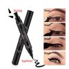 2 w 1 Eyeliner Pen Eye Liner Wodoodporny ołówek Długotrwały płynny Eyeliner Glitter Makeup
