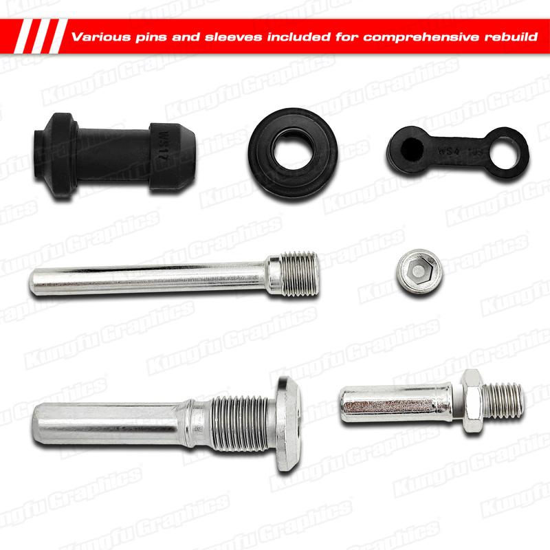 Motorrad Hinterradbremse Reparaturkit Bremssattelschrauben Bolzen Bremssystem für Nissin/NISIN Bremssattel CRF KXF YZF RMZ