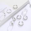 Adjustable Toe Rings Set - 8 European & American Styles, 8-Shaped and Arrow Designs for Women, Beach & Pinky Wear