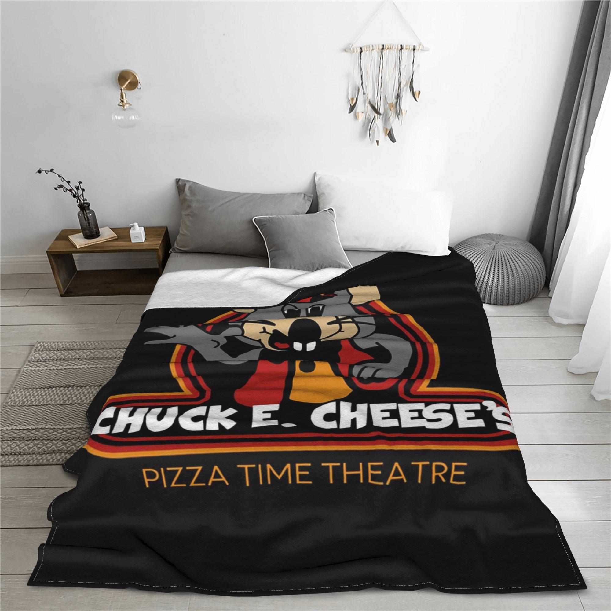 Monika Chen Unisex Chuck E Cheese Blankets Lightweight Fleece Sofa Throw Blanket For Home Bedroom Office Throws Bedspread Quilt