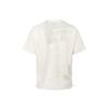 Li Ning X Jackie Chan Collaboration Casual Cool Fabric Short Sleeve T-Shirt Unisex Tops Paper-White ATSW645-3