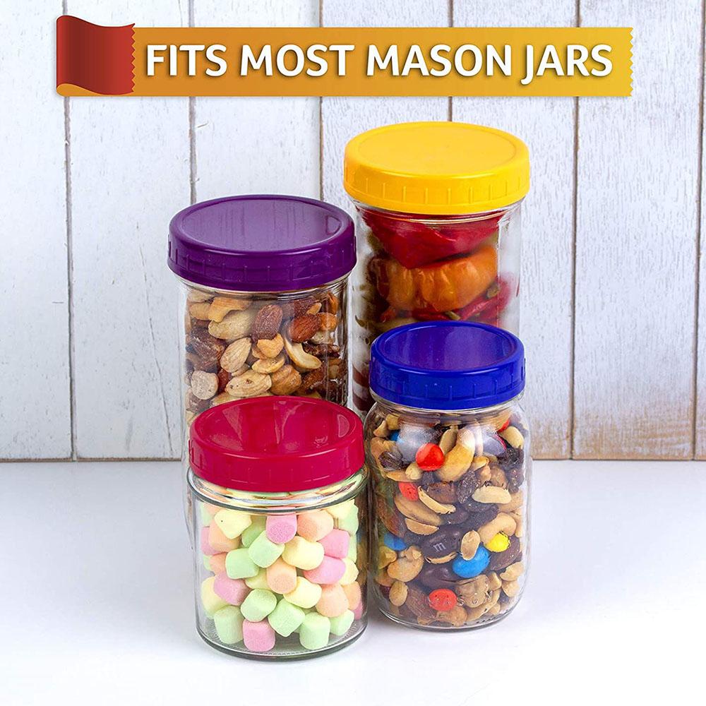 16 Pcs Leak Proof Sealing for Ball Kerr Mason Jars Mason Jar Lids Caps Home Storage Canning Lid
