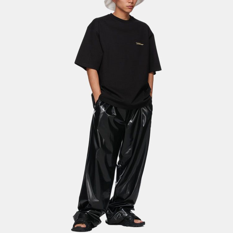 WE11DONE Cargo Pants Unisex Black Moderate WD-PT0-21-208-M-BK