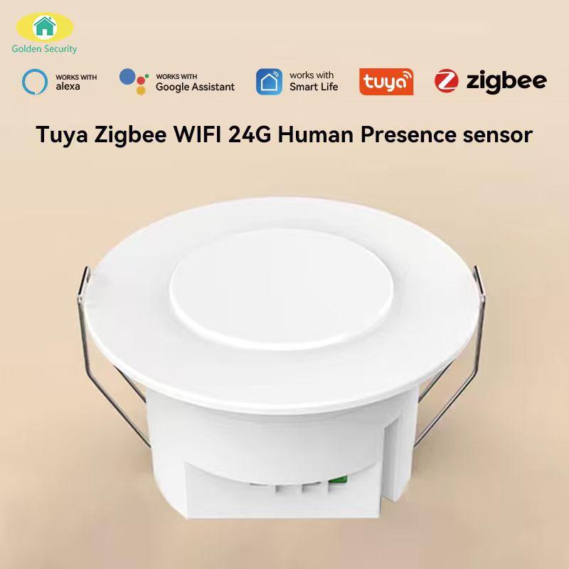 2026 24G Radar Millimeter Wave Human Presence Sensor Tuya Smart Motion Detector Ceiling Mounted Smart Human Presence Sensor