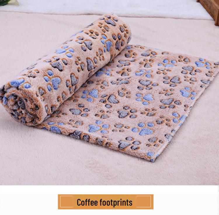 Super Soft Coral Fleece Pet Blanket & Dog Bed Mat