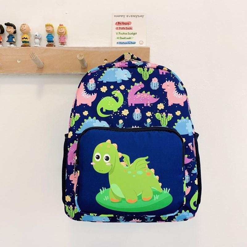 Attractive School Nursery Backpack Children Adorable Dinosaur Design Feel Cozy