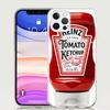 Lamb Heinz Tomato Ketchup Phone Case For iPhone 18 17 Air 16 15 Plus 11 14 Pro Max 13 Mini 12 7 8 + SE Pattern Art Customized Cover