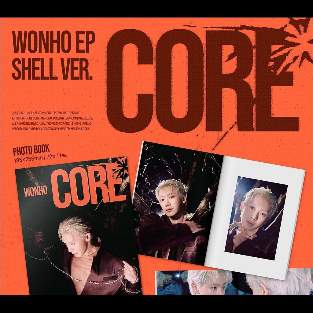 WONHO [CORE] Shell ver. EP Album + Free Gift