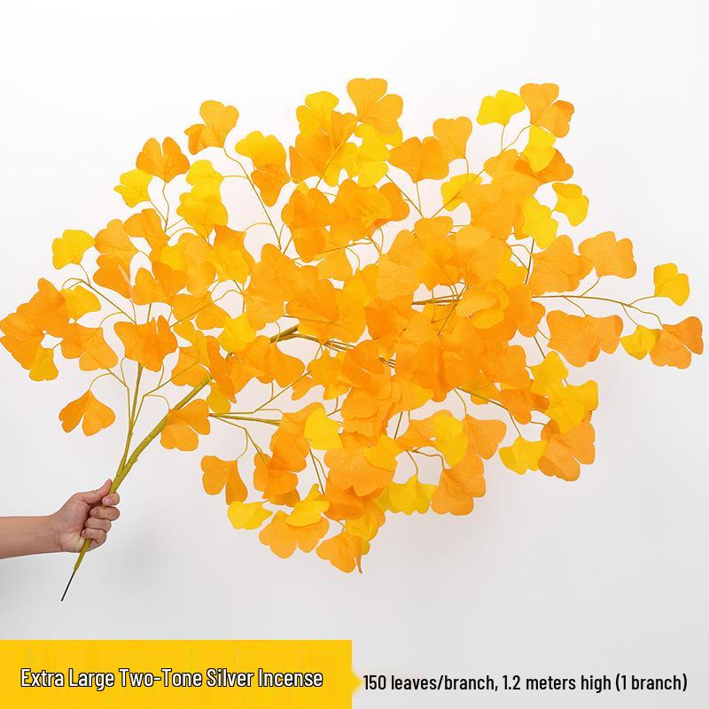 Artificial Banyan Branches with Laminated Plastic Leaves for Landscaping and Decoration