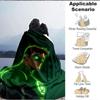 1pc Green Lantern Blanket Lightweight Flannel Throw For Sofa, Bed, Travel, Livingroom, Office, Couch, Chair, And Bed