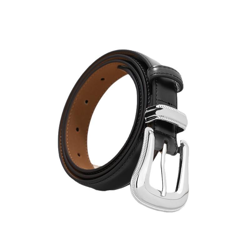 Women's Belt High-end Leather Belt Female Student Korean Style Decorative Suit Belt Versatile Fashion Jeans Belt