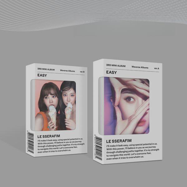 

LE SSERAFIM 3-й міні-альбом [EASY] (Версія альбомів Weverse) RANDOM