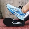 Gradient Color Running Shoes Breathable Mesh Athletic Sneakers Lightweight Non-Slip Cushioning Sports Shoes