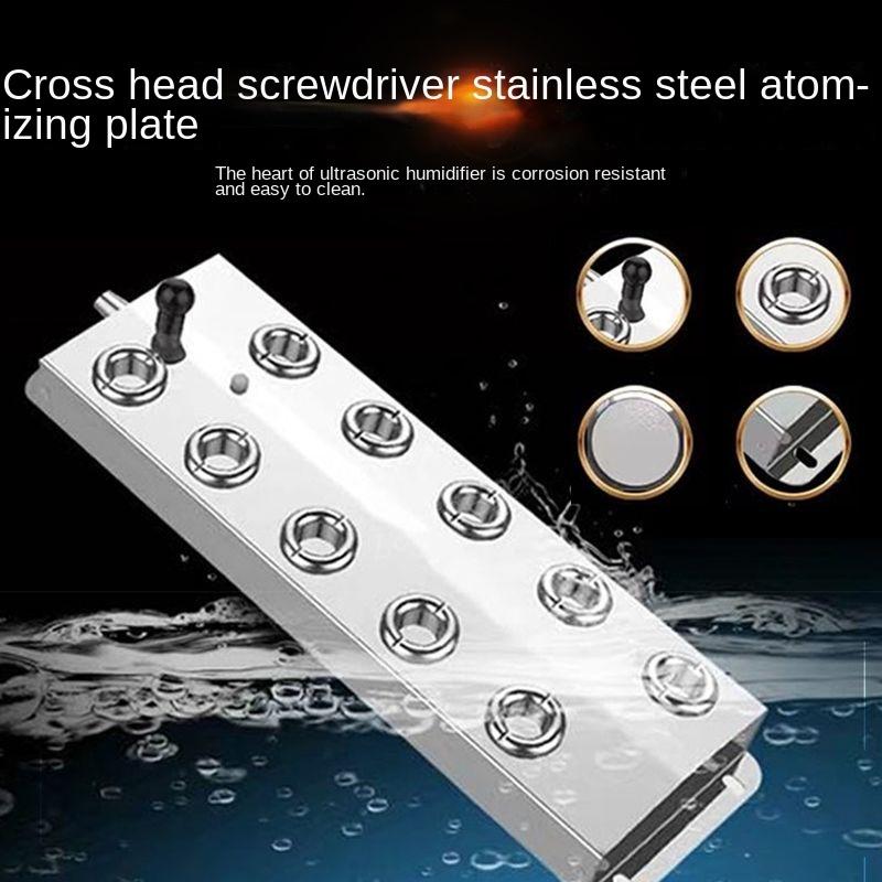 Industrieller 10-Kopf-Sprüher, Ultraschall-Nebelhersteller, Diffusor, Nebelgerät, Luftbefeuchter, Brunnen, Teich, Zerstäuber, Gewächshaus, Hydrokultur