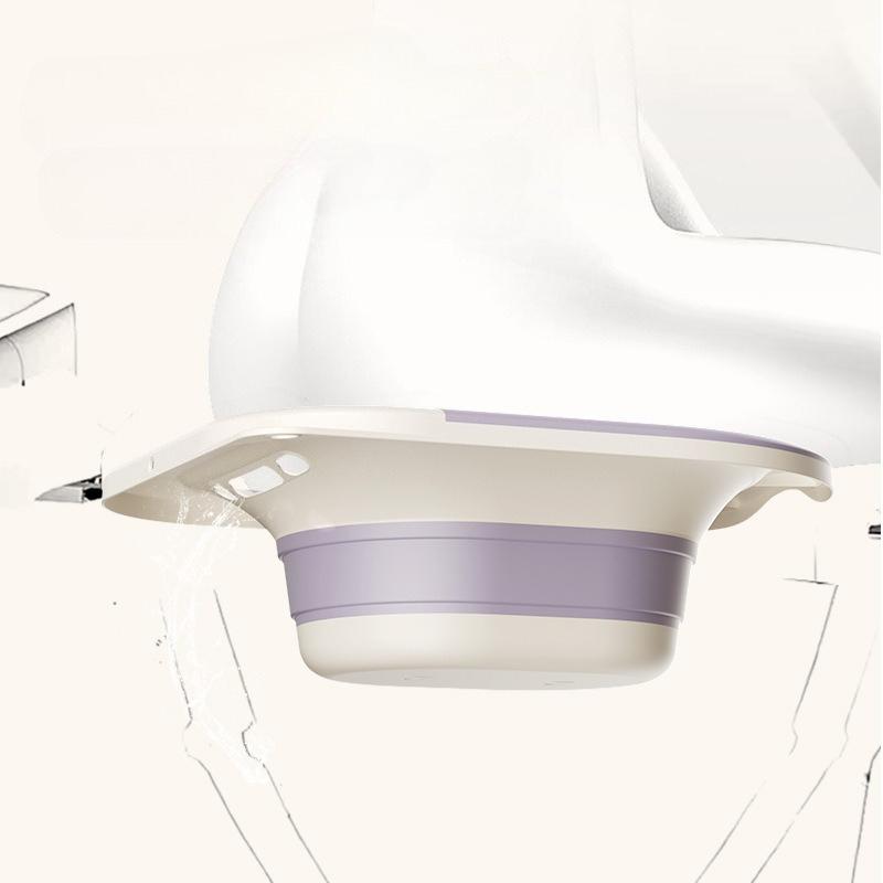 Bacinella per Sitz Bagno Pieghevole Senza Accovacciarsi Bacinella da Bagno Ginecologica Post-Partum Bacinella per Lavaggio Glutei per Donne Incinte a Casa