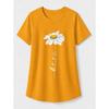 Fashion Women Retro Creative Daisy Letters T Shirt Funny Casual O-neck Short Sleeves T-shirt Summer Female Tee Shirt