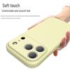 Solid Color Liquid Silicone Case with Precision Cutouts for iPhone 17 Pro