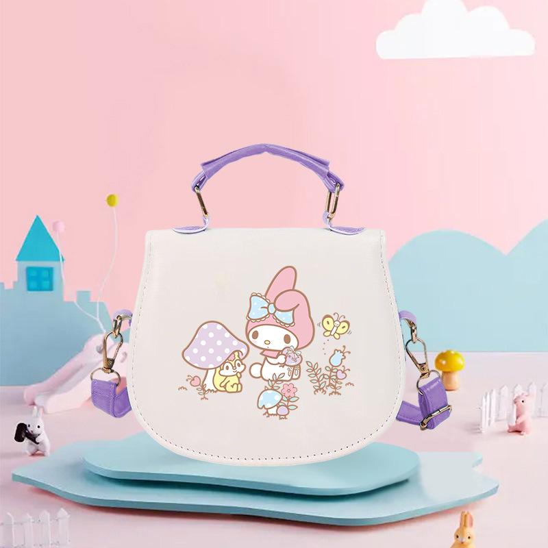 Korean Version of Trendy Cartoon Printing Cute High-value Student Shoulder Bag Women's Portable Handbag