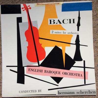 LP Record JOHANN SEBASTIAN BACH ; HERMANN SCH - 4 Suites For Orchestra T401 World Record Cl 1965 UK Classical Used