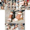 Elegant Women's Ankle Strap Open Toe Platform Wedges Sandals For Summer Comfort