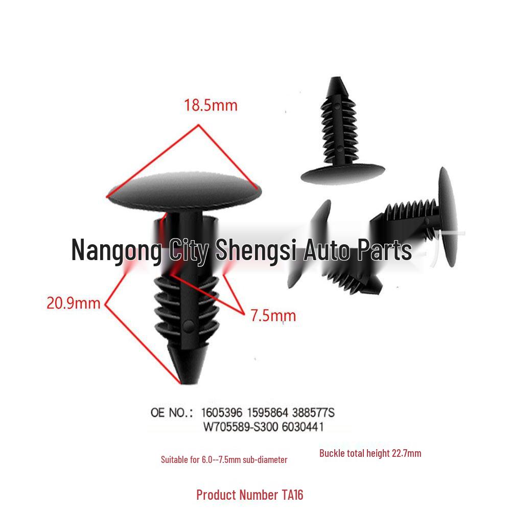 

Car Interior Clips & Rivets for Headliner & Trunk Installation 10000 Units