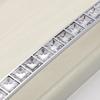 Crystal U-Shaped Cabinet Pull Handle for Drawer Wardrobe Modern Simple Design Double Hole