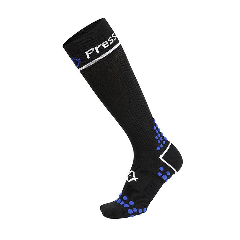 

Terry Sports Football Socks Breathable Marathon Running Compression Socks Tall Tube Long Tube Foreign Trade Socks Men And Women Summer 39--42 чорний