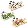 1 Set Fast Sling Puck Game Mini Wooden Hockey Board Speed & Accuracy Testing Chess Piece Catapult Toy Educational
