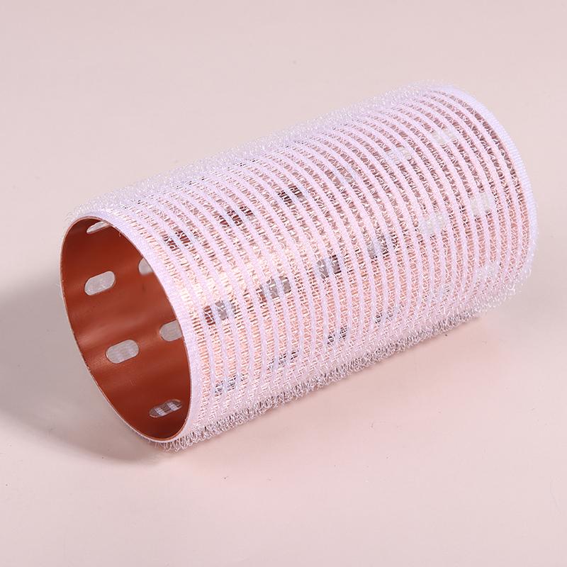 Color Aluminum Core Self-adhesive Hair Roll 5*9cm Pure Nylon Hook And Loop Roller Self Grip Styling Hot Thermal Volume Curler